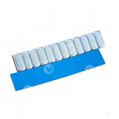 Груза клеевые 090 Fe 12×10 гр (Cиний скотч) (Zn) (Грузовой) (50 шт.)